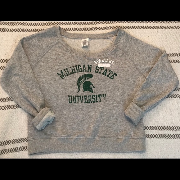 NOT FOR SALE Terry Cloth Michigan State Sweater - Picture 4 of 5